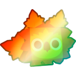 Shiny Rainbow Maple Owl