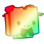 Shiny Rainbow Marzipan Piggy