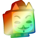 Shiny Rainbow Masked Fox