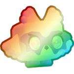 Shiny Rainbow Masked Owl
