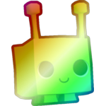 Shiny Rainbow Meebo The Alien