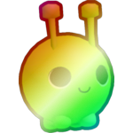 Shiny Rainbow Meebo The Alien Ball