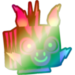 Shiny Rainbow Midnight Zebra