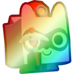 Shiny Rainbow Mining Raccoon