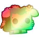 Shiny Rainbow Mossy Lamb