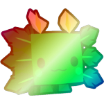 Shiny Rainbow Nature Axolotl