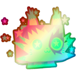 Shiny Rainbow Neon Twilight Cat