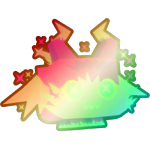Shiny Rainbow Neon Twilight Dragon