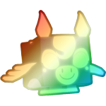 Shiny Rainbow Nightfall Pegasus