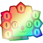 Shiny Rainbow Nine Eyed Lion
