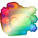 Shiny Rainbow Ninja Axolotl