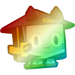 Shiny Rainbow Ninja Cat