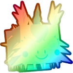 Shiny Rainbow North Pole Unicorn