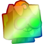 Shiny Rainbow Nuclear Mining Dog