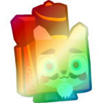 Shiny Rainbow Nutcracker Squirrel