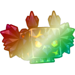 Shiny Rainbow Obsidian Griffin