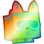 Shiny Rainbow Ooze Corgi