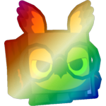 Shiny Rainbow Owl