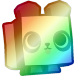 Shiny Rainbow Panda