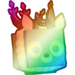 Shiny Rainbow Pastel Deer