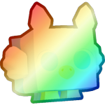 Shiny Rainbow Pastel Griffin