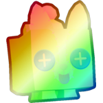 Shiny Rainbow Pastel Sock Corgi