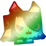 Shiny Rainbow Patchwork Yeti