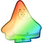 Shiny Rainbow Patrick Star