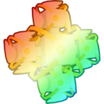 Shiny Rainbow Pentangelus