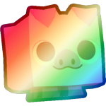 Shiny Rainbow Piggy