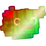 Shiny Rainbow Pixel Hippomelon