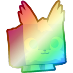 Shiny Rainbow Pixie Fox
