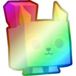 Shiny Rainbow Pixie Squirrel