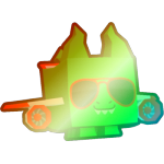 Shiny Rainbow Plane Dragon