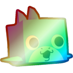 Shiny Rainbow Pog Shark