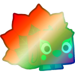 Shiny Rainbow Poinsettia Peacock