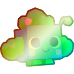 Shiny Rainbow Poofy Pixie