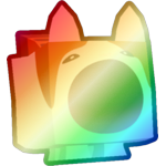 Shiny Rainbow Pop Cat