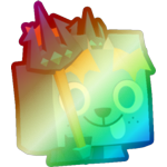 Shiny Rainbow Poseidon Dog