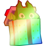 Shiny Rainbow Present Dragon