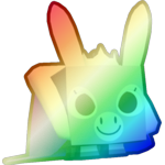 Shiny Rainbow Prince Donkey