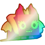 Shiny Rainbow Princess Dragon