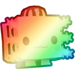 Shiny Rainbow Prison Axolotl