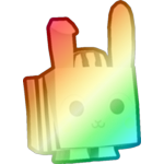 Shiny Rainbow Prison Bunny