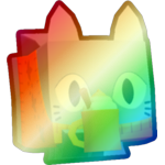 Shiny Rainbow Pumpkin Spice Cat
