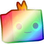 Shiny Rainbow Queen Slime