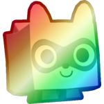 Shiny Rainbow Raccoon