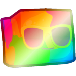 Shiny Rainbow Rave Slime