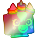 Shiny Rainbow Rave Unicorn