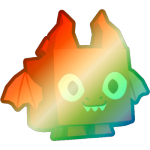 Shiny Rainbow Red Dragon
